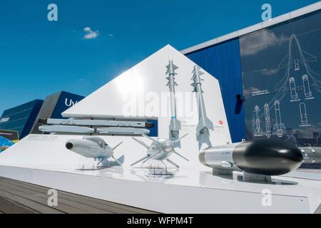 France, Seine Saint Denis, Le Bourget, Parc des Expositions Paris Le Bourget International Air Show and Space 2019, missiles Stock Photo