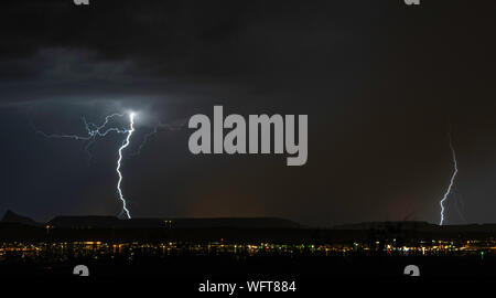 Monsoon ström in Southern Arizona Stock Photo