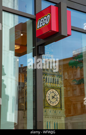 Lego sign logo, London, England Stock Photo - Alamy