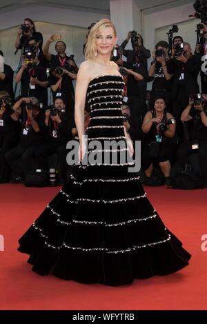 Venice, Italy. 31st Aug, 2019. Cate Blanchett attends the premiere of 'Joker' during the 76th Venice Film Festival at Palazzo del Cinema on the Lido in Venice, Italy, on 31 August 2019. | usage worldwide Credit: dpa picture alliance/Alamy Live News Stock Photo