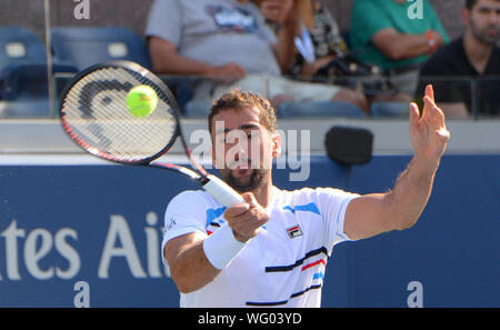 New York, USA. 31st Aug, 2019. Day 6 Marin Cilic (CRO) in third round match                                Credit: Roger Parker/Alamy Live News  Stock Photo