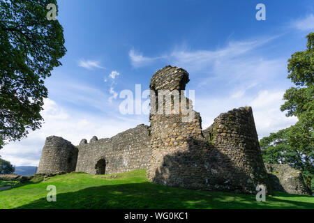 the old Inverlochy castle, Fort William in the highlands of Scotland Stock Photo