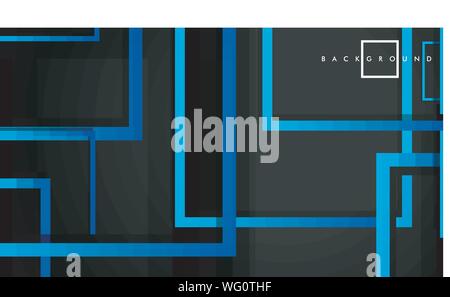 Vector Modern Abstract Squares Backgrounds . with a black green gradient. eps 10 template Stock Vector
