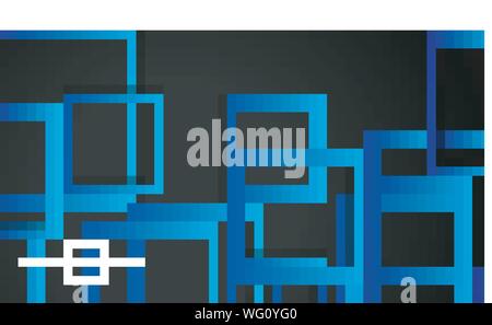 Vector Modern Abstract Squares Backgrounds . with a black green gradient. eps 10 template Stock Vector