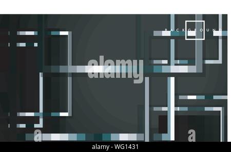 Modern Abstract Vector Box Background. with white gradient strips. eps 10 template Stock Vector