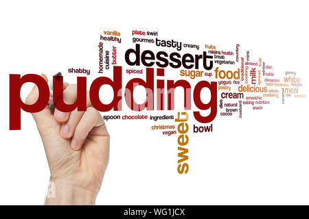 Pudding word cloud concept Stock Photo - Alamy