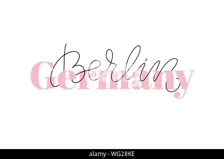 Inspirational handwritten brush lettering . Vector calligraphy illustration Stock Vector