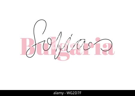 Inspirational handwritten brush lettering . Vector calligraphy illustration Stock Vector