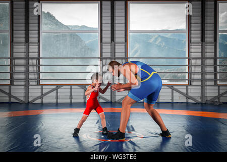 Men Wrestling Tights Wrestlers Holds Foot Wrestler Boy White Isolated Stock  Photo by ©everyonensk 326802130