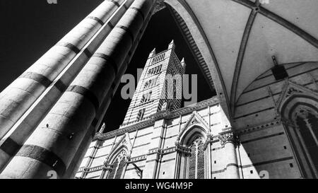 Low Angle View Of Siena Cathedral