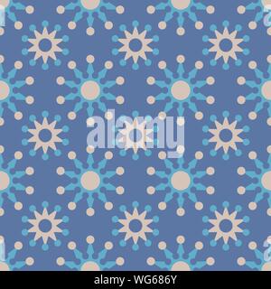Vector seamless pattern with snowflakes. Winter background. EPS10 Stock Vector
