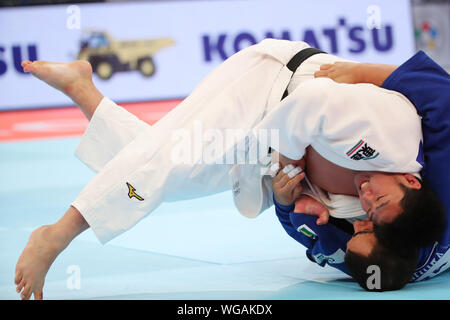 Nippon Budokan, Tokyo, Japan. 1st Sep, 2019. Kokoro Kageura (JPN), SEPTEMBER 1, 2019 - Judo : World Judo Championships Tokyo 2019 Mixed team Semi-Final at Nippon Budokan, Tokyo, Japan. Credit: Yohei Osada/AFLO SPORT/Alamy Live News Stock Photo