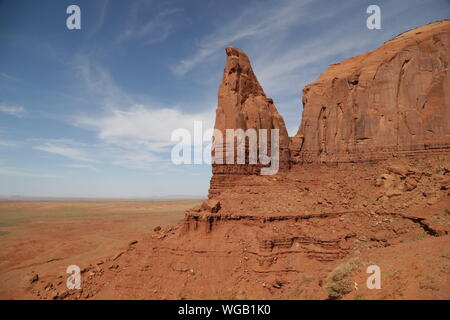 in USA inside the monument valley park the beauty of amazing nature tourist destination Stock Photo