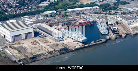 The new polar research ship, Sir David Attenborough under construction ...