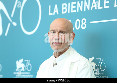 Venice, Italy. 01st Sep, 2019. John Malkovich attends The New Pope photocall during the 76th Venice Film Festival (Credit: Mickael Chavet/Daybreak/Alamy Live News) Credit: Mickael Chavet/Alamy Live News Stock Photo
