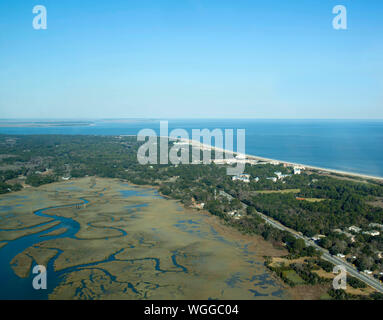 Aerial view of Hilton Head, South Carolina Stock Photo