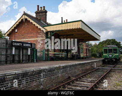 County School Railway station Stock Photo