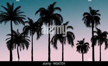 beautiful beach with colorful sky at sunrise or sunset, Thailand Stock ...