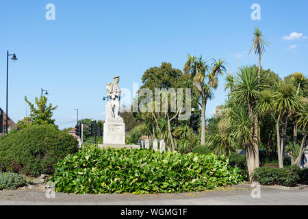 World War Memorial, Heston Road, Heston, London Borough of Hounslow, Greater London, England, United Kingdom Stock Photo