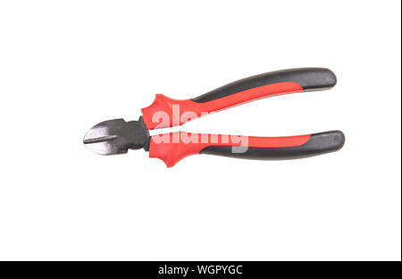 Nippers on a white background. Close up Stock Photo