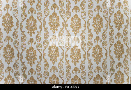 Seamless floral ornament on background. Stock Photo