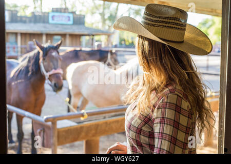 White Stallion Ranch, Tucson, Arizona. Stock Photo