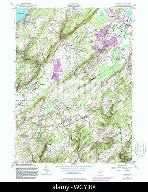 Chester, New Jersey, map 1954, 1:24000, United States of America by ...