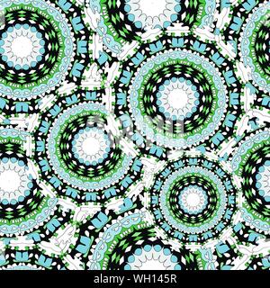 Mandala. Vintage decorative elements. seamless pattern. Stock Vector