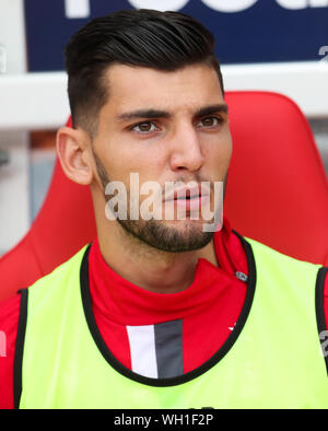 Nottingham Forest's Rafa Mir during the Sky Bet Championship match at The City Ground, Nottingham. Stock Photo