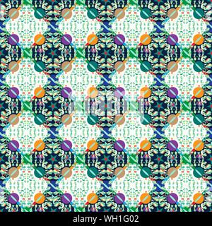 Abstract colorful seamless vector background pattern Stock Vector