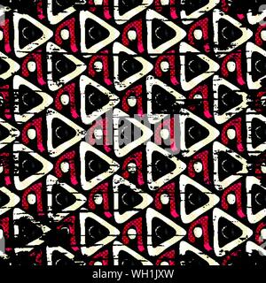 grunge colored graffiti seamless pattern Stock Vector