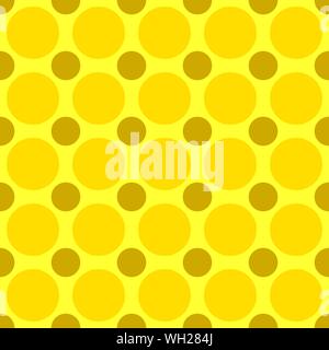 Seamless geometric circle pattern design background - colored vector graphic Stock Vector