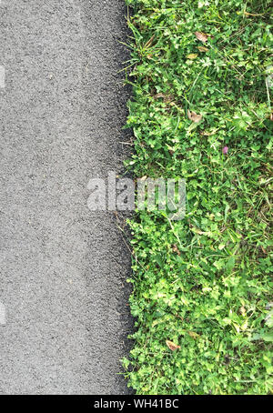 Asphalt highway road with roadside top view Stock Photo - Alamy