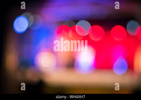 Defocused concert lighting Stock Photo