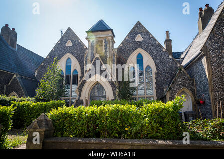 Almshouses, Worthing, West Sussex, England, UK Stock Photo