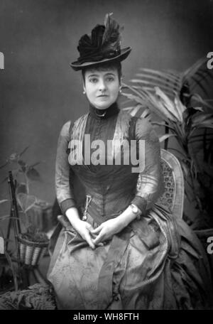 Adelina Patti William Barraud 1889 (Adela Juana Maria) (1843-1919). Anglo Italian Soprano. The Genius of Shaw page 67. Stock Photo