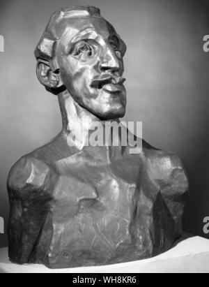 Bust of Horace Brodzky died 1913 by Henri Gaudier Brzeska Stock Photo