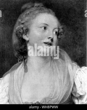 Mme Greuze by Jean-Baptiste Greuze Stock Photo