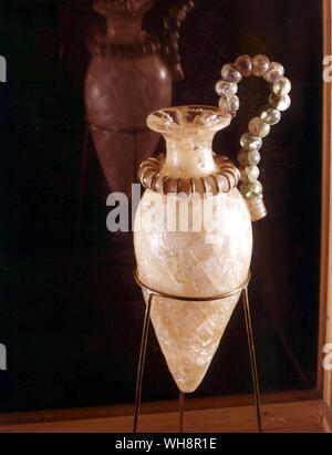 Fine craftsmanship.  A ritual sprinkler in rock crystal, from kato Zakro, c.1500 BC. Stock Photo