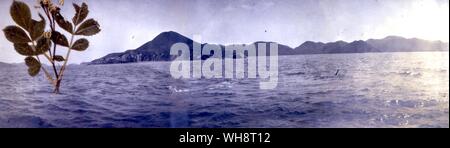 The uninhabited island of Nishishima. 1900. Stock Photo