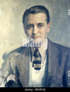 Francis  Scott Fitzgerald  1896-1940 US Novelist Stock Photo