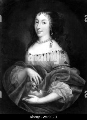 Henrietta Anne, Duchess of Orleans, Charles's 'dear dear sister' Stock Photo