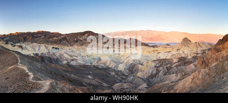 Zabriskie Point, Death Valley National Park, California, United States of America, North America Stock Photo