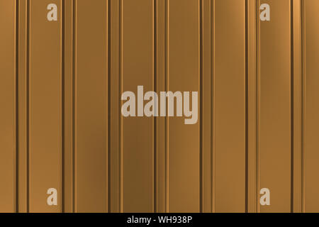 Brown Vertical Striped Panel Texture Background, Warm Golden Ochre Lines, Minimal Abstract Pattern for Design, Wallpaper, Branding, and Modern Backdro Stock Photo