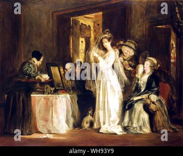 The Bride's Toilet by David Wilkie 1785-1841 Stock Photo
