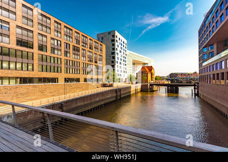 Modern buildings in Hafencity, Hamburg, Germany Stock Photo