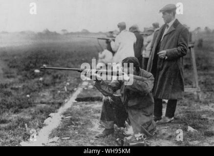 Shooting at  the Olympic Games  1908 London Stock Photo