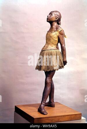 Sculpture by  Degas Little Ballet Dancer Stock Photo