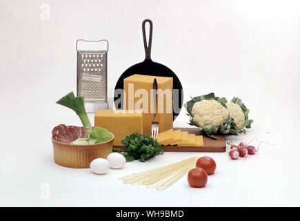 Cheese and Veg Stock Photo