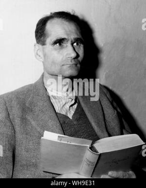 24th November 1945: Rudolph Hess (1894-1987), Nazi war criminal who died alone in Spandau Prison, after he was imprisoned for life at the Nuremberg trials. Stock Photo